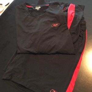 2 piece set rbk athletic T and shorts